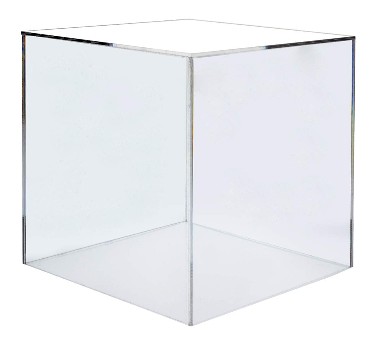 Marketing Holders Pedestal Art Gallery Display Sculpture Stand Trinkets Trophies Collectibles Cube Safety Cover Display 12"w x 12"d x 12"h Pack of 1