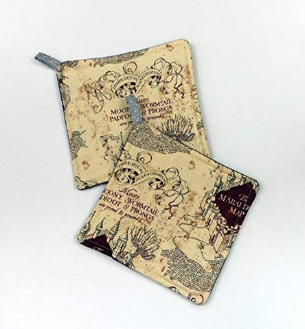 Marauders Map Pot Holder Set of 2