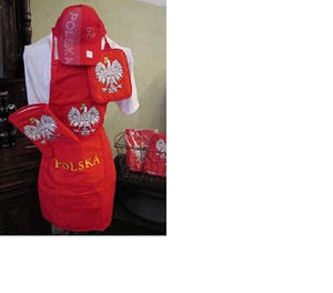 Queen Novelties (NEW) Polish Poland Polska BBQ Barbeque Apron Set (hat not included)