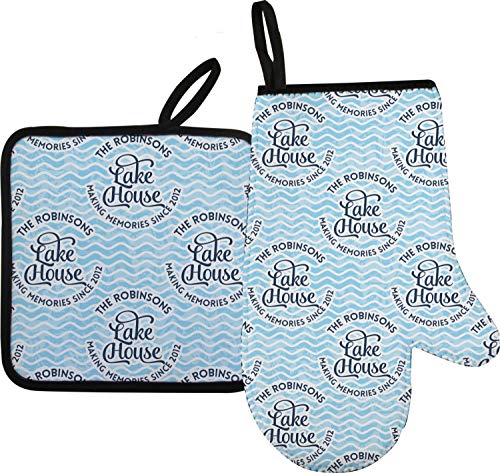 RNK Shops Lake House #2 Oven Mitt & Pot Holder (Personalized)