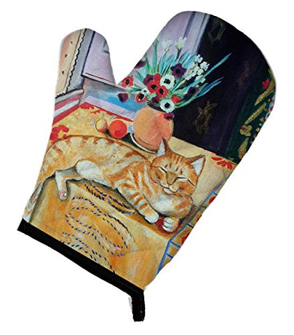 Caroline's Treasures 7079OVMT Cat Oven Mitt, 12" by 8.5", Multicolor