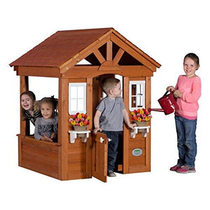 Backyard Discovery Columbus All Cedar Wood Playhouse