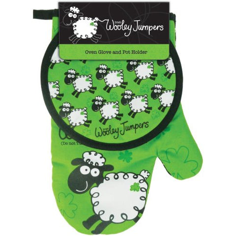 Dublin Gift Wooley Jumper, Oven Glove and Pot Holder