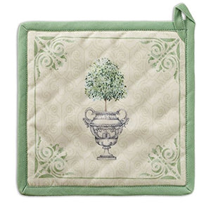 Maison d' Hermine Jardin du Roy 100% Cotton Pot Holder 8 Inch by 8 Inch