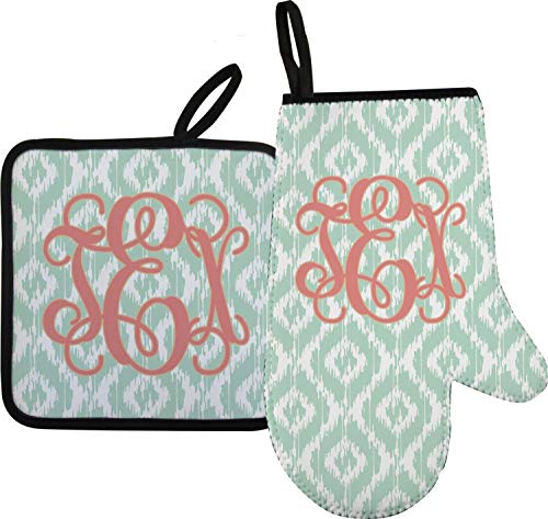 RNK Shops Monogram Oven Mitt & Pot Holder (Personalized)