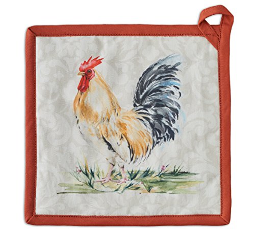 Maison d' Hermine Campagne 100% Cotton Pot Holder, 8 - inch by 8 - inch.