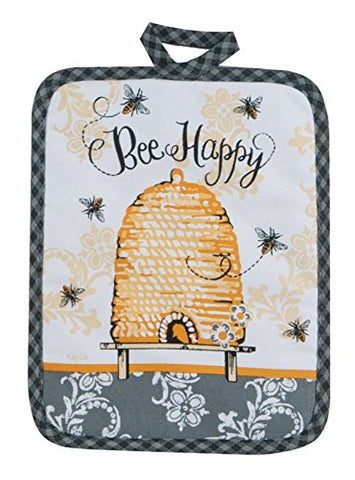 Kay Dee Designs Cotton Potholder, 7 by 9-Inch, Queen Bee