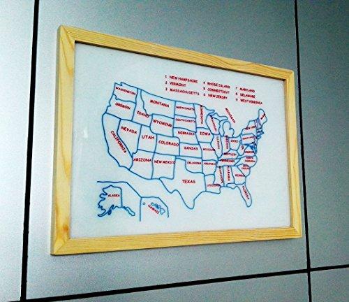 100 Goods Silicone Placemat 11.4 X 16.1 X 0.03 (2, Map Of Us)