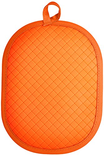 Rachael Ray Pot Holder & Trivet With Silicone Grip, Orange