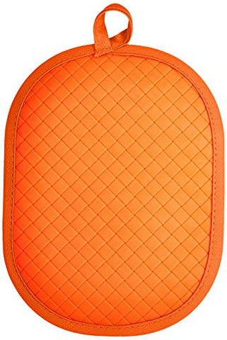 Rachael Ray Pot Holder & Trivet With Silicone Grip, Orange