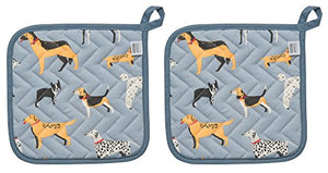 Now Designs Basic Potholder, Set of Two, Dog Days