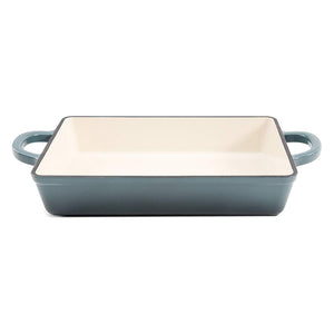 Crock Pot 112007.01 Artisan13 Inch Enameled Cast Iron Lasagna Pan, Slate Grey