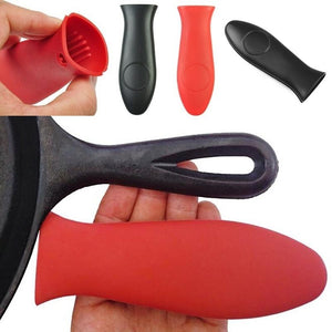 Non-Slip Silicone Hot Handle Holder Potholder Cast Iron Skillets Sleeve Grip Cover