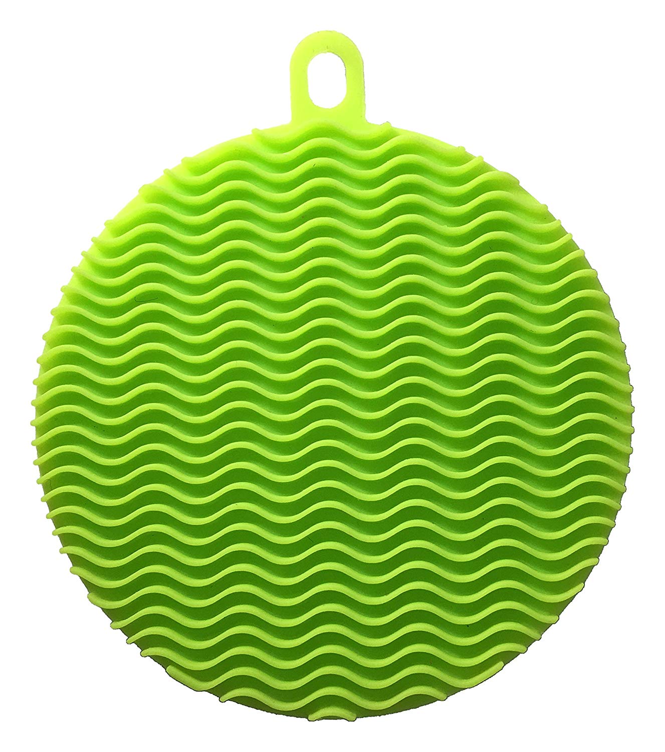 Silicone Dish Scrubber Sponge (Green)