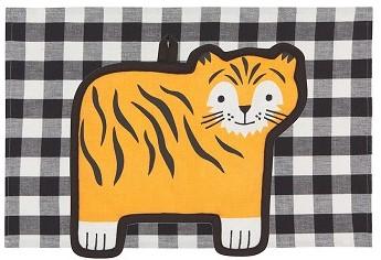 Danica Studio Tiger Pot Holder + Dishtowel Set