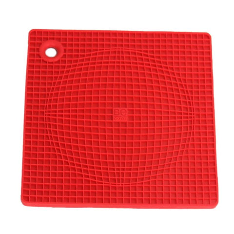 Casabella Pot Holder Trivet Red 7"x 7" Silicone Item # 53411