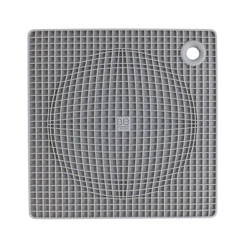 Casabella Pot Holder Light Gray Trivet 7"x 7" Item # 53412