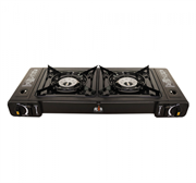 Alva Double Burner Butane Canister Gas Stove (uses CCR100 Gas canister) Retail Box 1 year warranty
