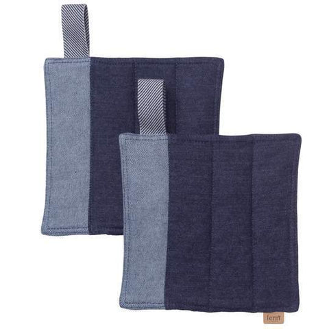 Ferm Living Denim Pot Holder Set