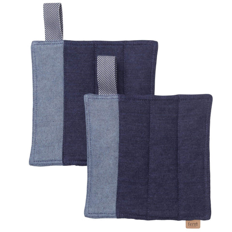 Denim Pot Holder Set of 2