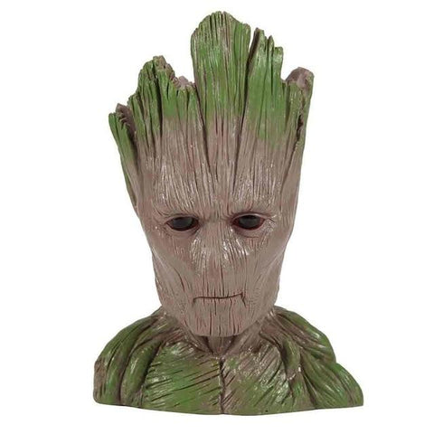 Groot Baby Flower Pot Cute Action Figures Toy Pen Pot Holder PVC Hero Model Baby Tree Man Garden Flower Plant Pot Mini Dolls