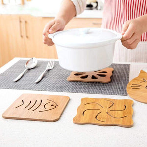 Heat Resistant Bamboo Pot Holder