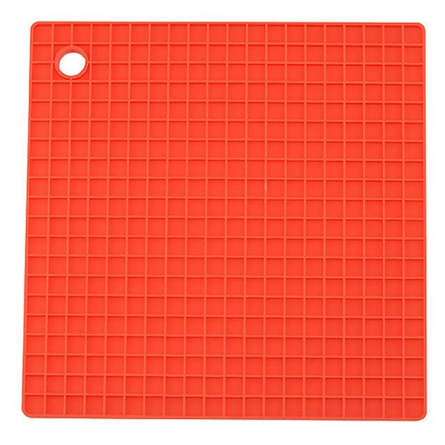7-inch Silicone Pot Holder, Trivet Mat, jar Opener, spoon Rest  Non Slip, Flexible, Durable, Heat Resistant Hot Pads Thicker