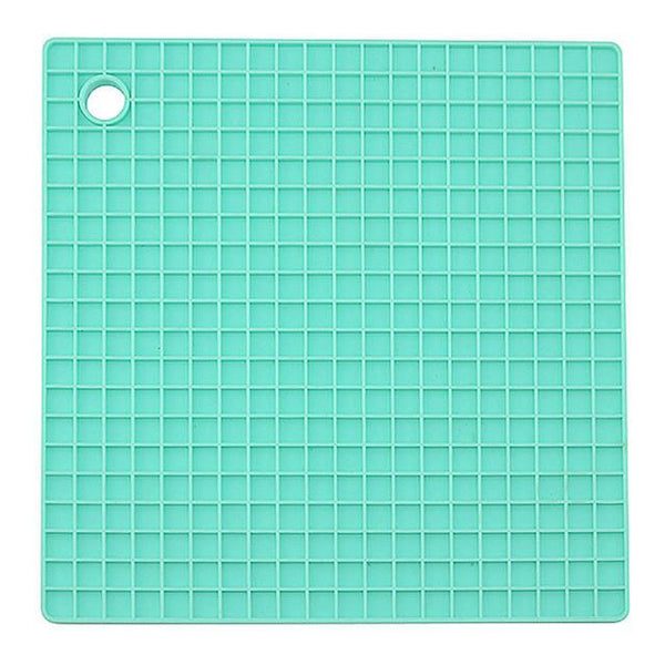7-inch Silicone Pot Holder, Trivet Mat, jar Opener, spoon Rest  Non Slip, Flexible, Durable, Heat Resistant Hot Pads Thicker