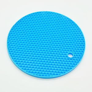 18cm Round Silicone Non-slip Heat Resistant Mat Coaster Cushion Placemat Pot Holder Kitchen Accessories
